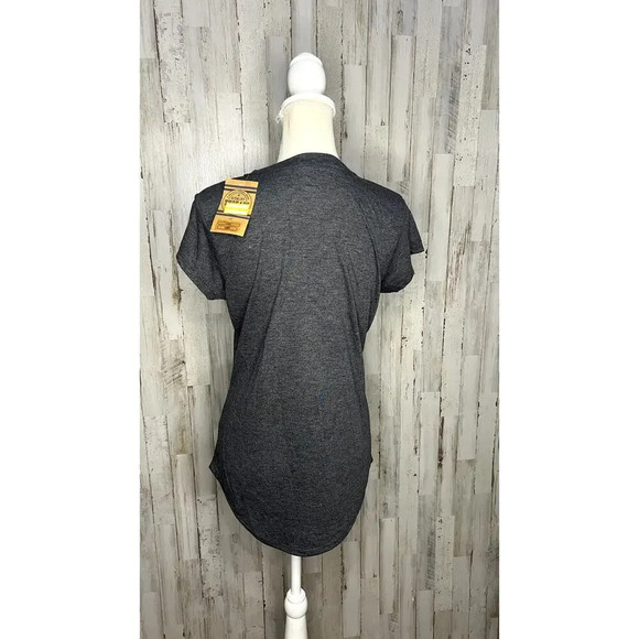 NWT Texas A&M Aggies Women's V-Neck T-Shirt Gray Size Small Short Sleeve - Picture 3 of 5